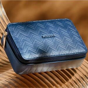 Missoni Blue Chevron Toiletry Bag